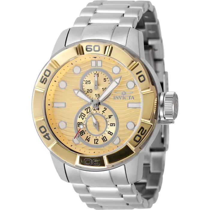 Invicta Bracelets Invicta Unisex Watch Ripsaw Quartz Gold and Silver Dial Steel Bracelet 47566 Invicta Bracelets Invicta Unisex Watch Ripsaw Quartz Gold and Silver Dial Steel Bracelet 47566
