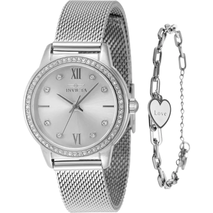 Invicta Bracelets Invicta Womens Watch Angel Quartz Silver Tone Dial Stainless Steel Bracelet 48252 Invicta Bracelets Invicta Womens Watch Angel Quartz Silver Tone Dial Stainless Steel Bracelet 48252
