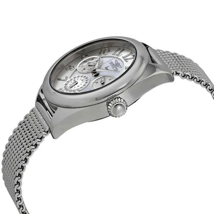 Invicta Bracelets Invicta Womens Watch Angel White Oyster and Silver Tone Dial Mesh Bracelet 27453 Invicta Bracelets Invicta Womens Watch Angel White Oyster and Silver Tone Dial Mesh Bracelet 27453