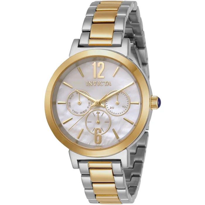 Invicta Bracelets Invicta Womens Watch Angel White Oyster Dial TT Stainless Steel Bracelet 31086 Invicta Bracelets Invicta Womens Watch Angel White Oyster Dial TT Stainless Steel Bracelet 31086
