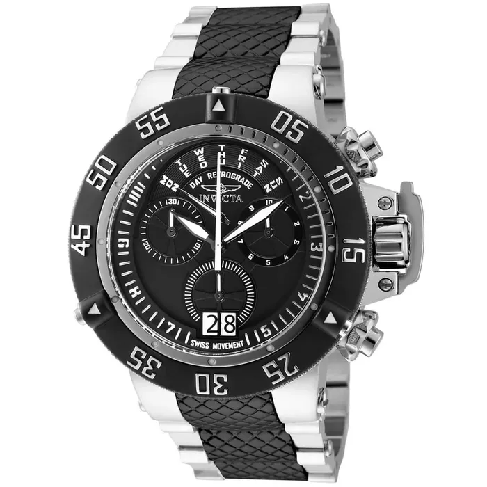 Invicta Invicta Mens Chronograph Watch Subaqua Noma III Black Dial Two Tone Bracelet 31887 Bracelets Invicta Invicta Mens Chronograph Watch Subaqua Noma III Black Dial Two Tone Bracelet 31887 Bracelets