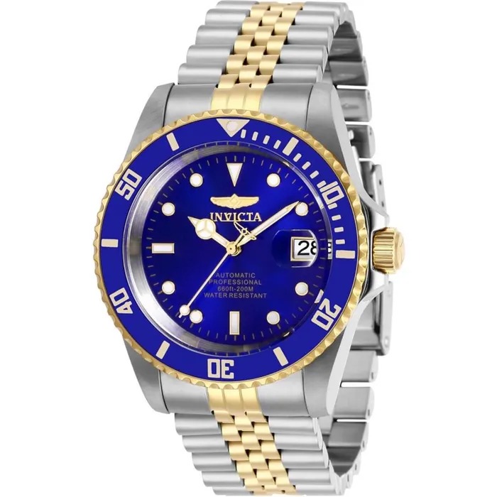 Invicta Mens Automatic Watch Pro Diver Blue Dial Two Tone Bracelet 29182 Invicta Bracelets Invicta Mens Automatic Watch Pro Diver Blue Dial Two Tone Bracelet 29182 Invicta Bracelets