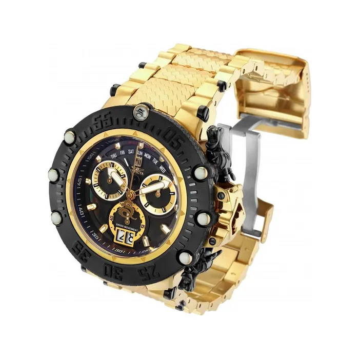 Invicta Mens Chronograph Watch Jason Taylor Yellow Gold Steel Bracelet 32540 Invicta Bracelets Invicta Mens Chronograph Watch Jason Taylor Yellow Gold Steel Bracelet 32540 Invicta Bracelets