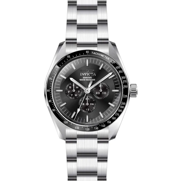 Invicta Mens GMT Watch Specialty Chrono Black Dial Silver Tone Bracelet 45967 Invicta Bracelets Invicta Mens GMT Watch Specialty Chrono Black Dial Silver Tone Bracelet 45967 Invicta Bracelets