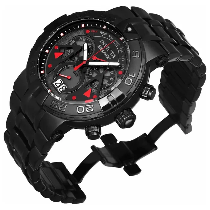 Invicta Mens Quartz Watch Shaq Chrono Black Stainless Steel Bracelet 33784 Invicta Bracelets Invicta Mens Quartz Watch Shaq Chrono Black Stainless Steel Bracelet 33784 Invicta Bracelets