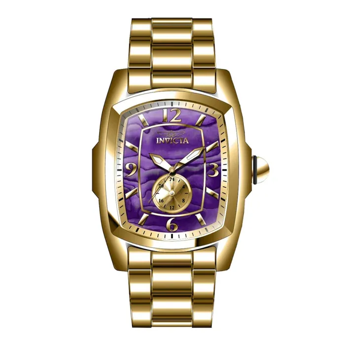 Invicta Mens Watch Lupah Japanese Quartz Purple Abalone Dial Bracelet 39822 Invicta Bracelets Invicta Mens Watch Lupah Japanese Quartz Purple Abalone Dial Bracelet 39822 Invicta Bracelets