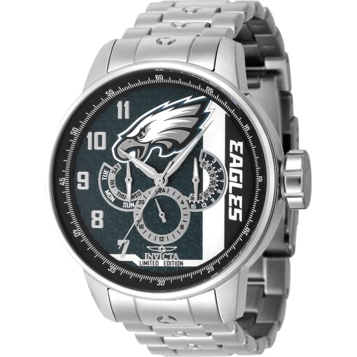 Invicta Mens Watch NFL Philadelphia Eagles Quartz Stainless Steel Bracelet 45127 Invicta Bracelets Invicta Mens Watch NFL Philadelphia Eagles Quartz Stainless Steel Bracelet 45127 Invicta Bracelets