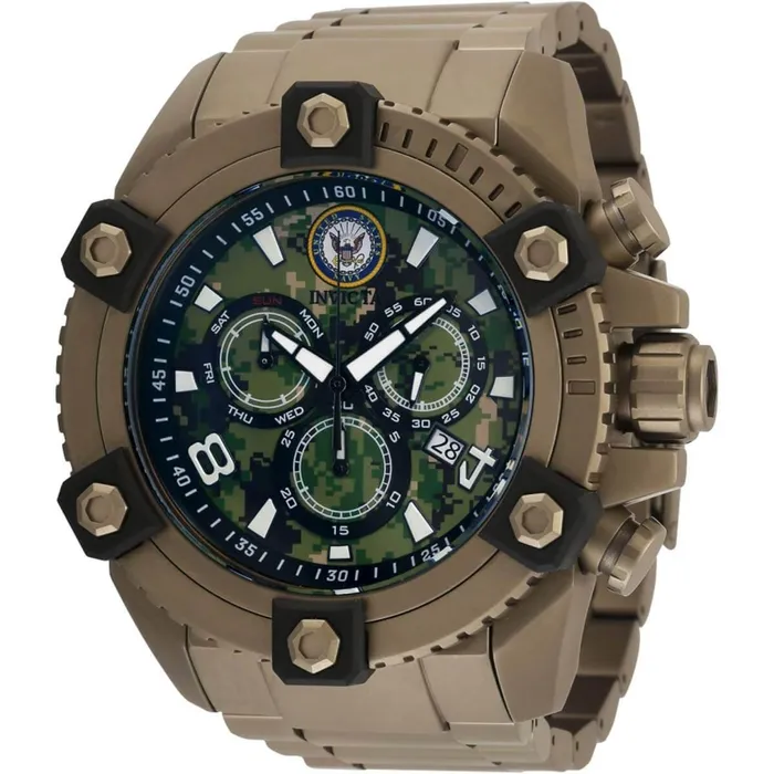 Invicta Mens Watch US Navy Chronograph Khaki Stainless Steel Bracelet 34769 Invicta Bracelets Invicta Mens Watch US Navy Chronograph Khaki Stainless Steel Bracelet 34769 Invicta Bracelets