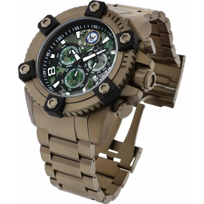 Invicta Mens Watch US Navy Chronograph Khaki Stainless Steel Bracelet 34769 Invicta Bracelets Invicta Mens Watch US Navy Chronograph Khaki Stainless Steel Bracelet 34769 Invicta Bracelets