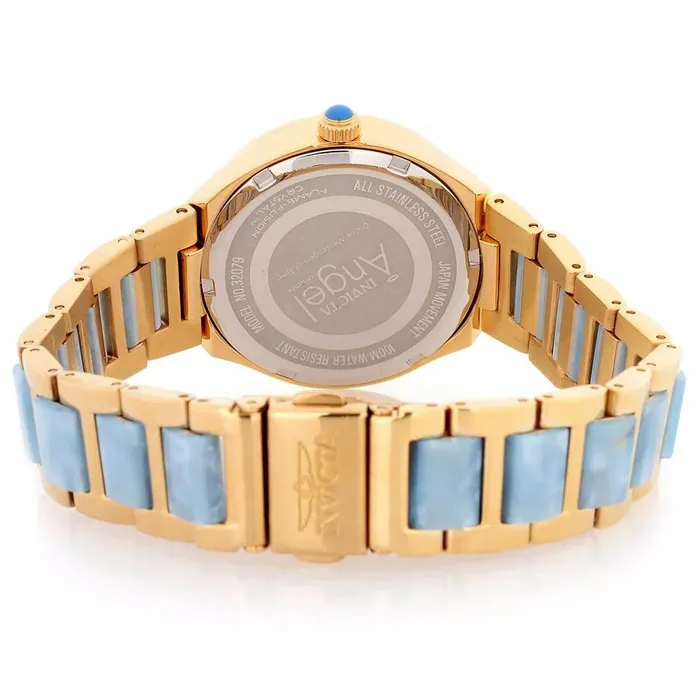 Invicta Quartz Womens Watch Angel Rose Gold and Blue Dial Bracelet 32077 Invicta Bracelets Invicta Quartz Womens Watch Angel Rose Gold and Blue Dial Bracelet 32077 Invicta Bracelets