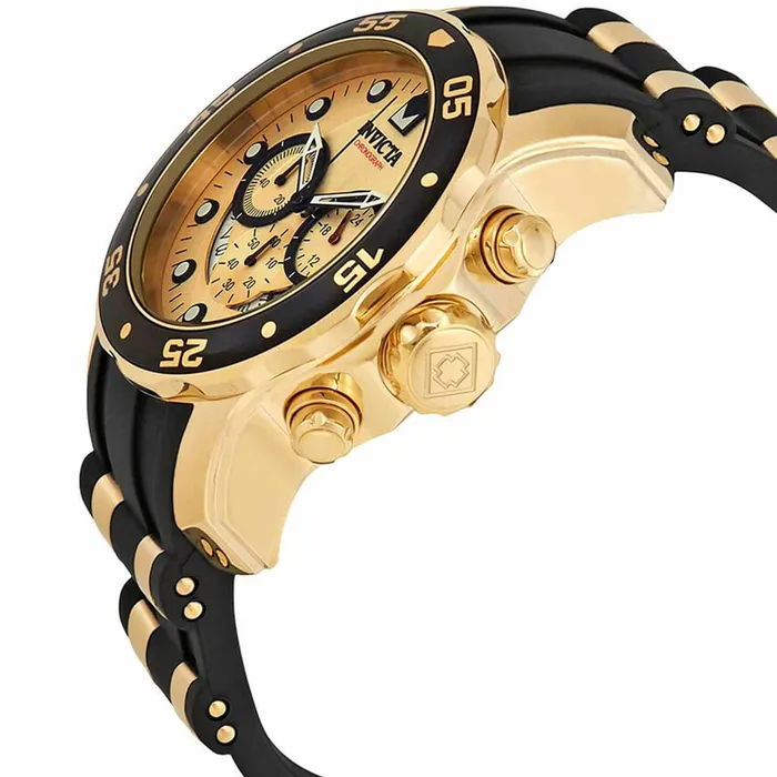 Invicta Rings Invicta 17566 Mens Pro Diver Quartz Gold Tone Dial Chronograph Watch Invicta Rings Invicta 17566 Mens Pro Diver Quartz Gold Tone Dial Chronograph Watch