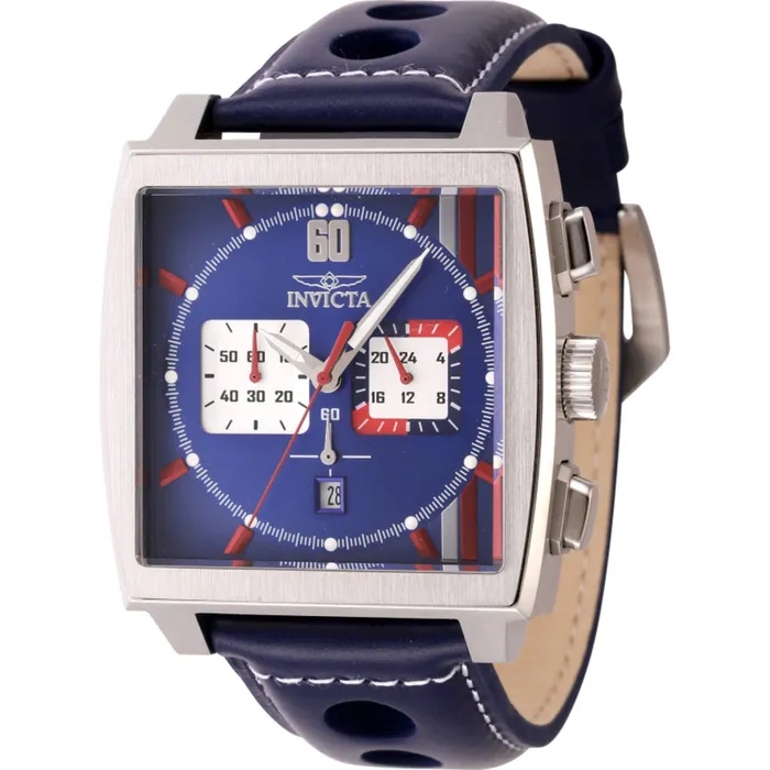 Invicta Watches Invicta Mens Watch S1 Rally Chronograph Navy Blue Leather Strap Quartz 44749 Invicta Watches Invicta Mens Watch S1 Rally Chronograph Navy Blue Leather Strap Quartz 44749