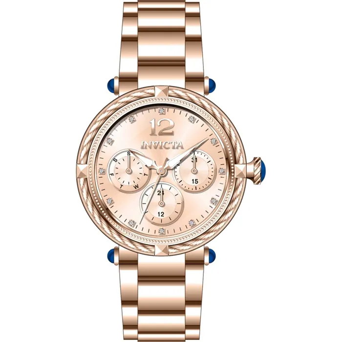 Invicta Womens Watch Bolt Date Display Quartz Rose Gold Dial Steel Bracelet 43885 Invicta Bracelets Invicta Womens Watch Bolt Date Display Quartz Rose Gold Dial Steel Bracelet 43885 Invicta Bracelets