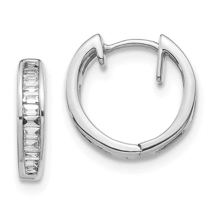 Jewelry Earrings 14k White Gold Diamond Earrings