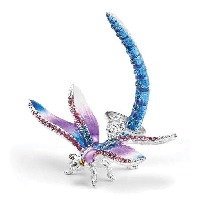 Jewelry Rings Bejeweled DIVA Dragonfly Ring Holder Jewelry Rings Bejeweled DIVA Dragonfly Ring Holder
