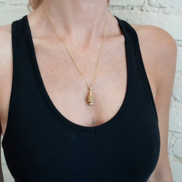 Johnny Ninos Necklaces Black Diamond Pod Necklace