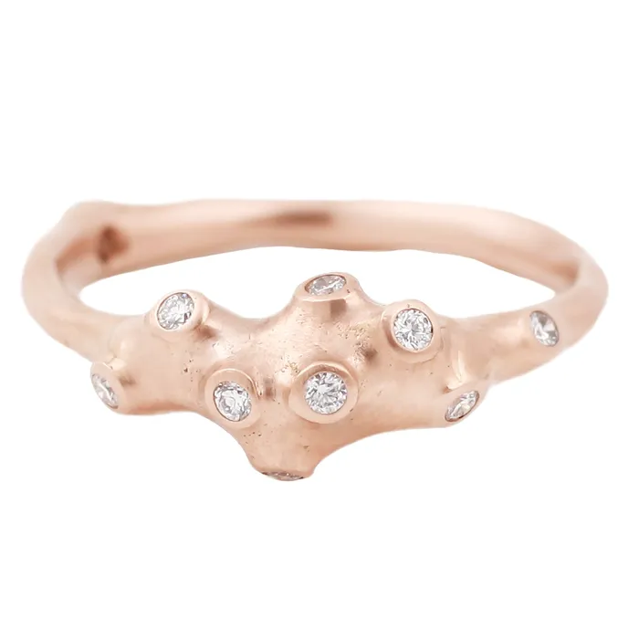 Johnny Ninos Rings Rose Gold Barnacle Ring