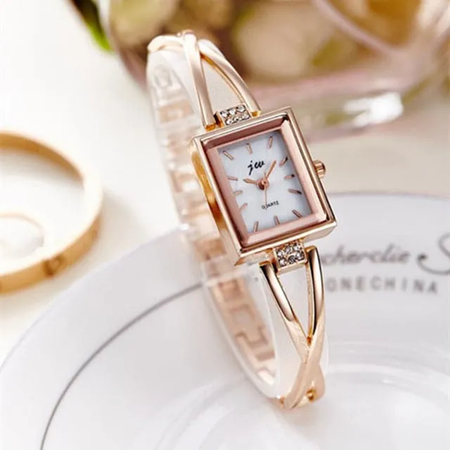 JW Womens Fine Fashion Rose Gold Luxury Rhinestone Bracelet Watch Divine Inspiration Styles Bracelets JW Womens Fine Fashion Rose Gold Luxury Rhinestone Bracelet Watch Divine Inspiration Styles Bracelets