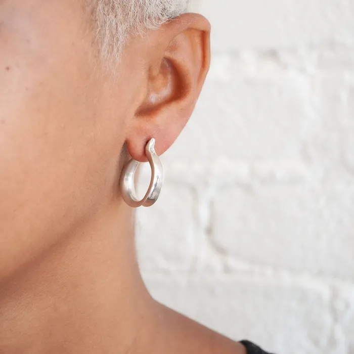 Kiki Mini Silver Hoops Ariana BoussardReifel Rings