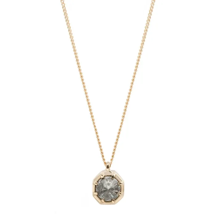 Lauren Wolf Jewelry Brilliant Cut Salt Pepper Necklace Necklaces
