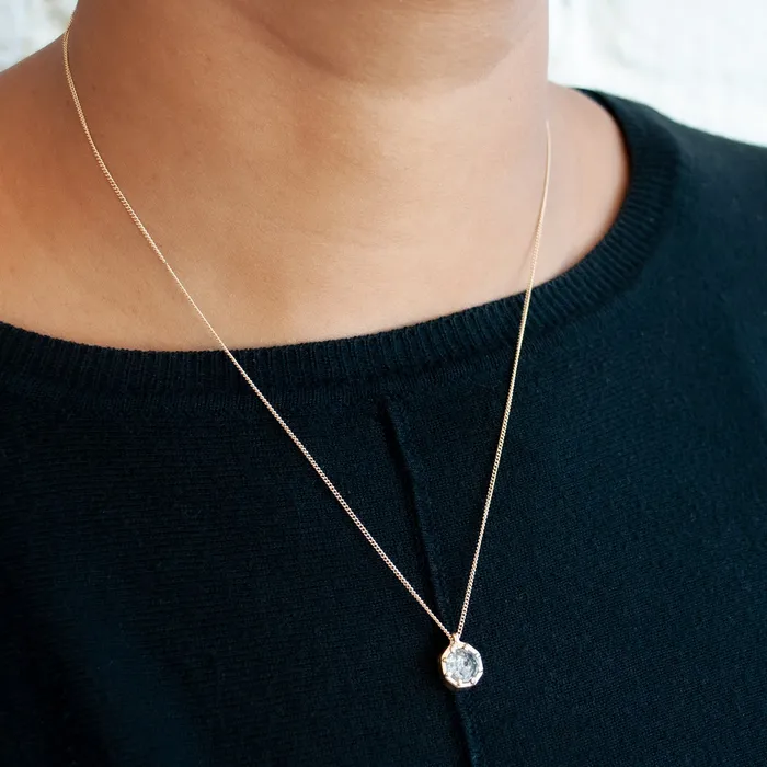 Lauren Wolf Jewelry Brilliant Cut Salt Pepper Necklace Necklaces