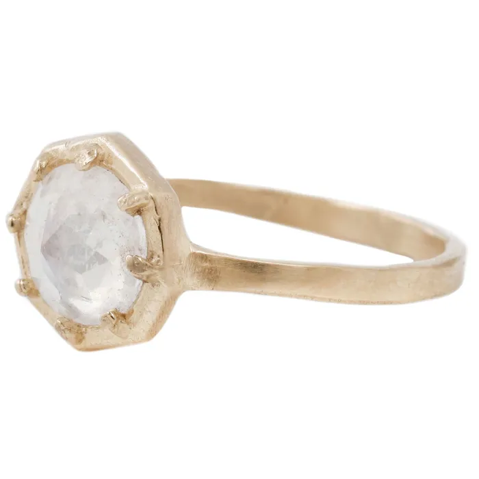 Lauren Wolf Jewelry Rainbow Moonstone Ring Rings