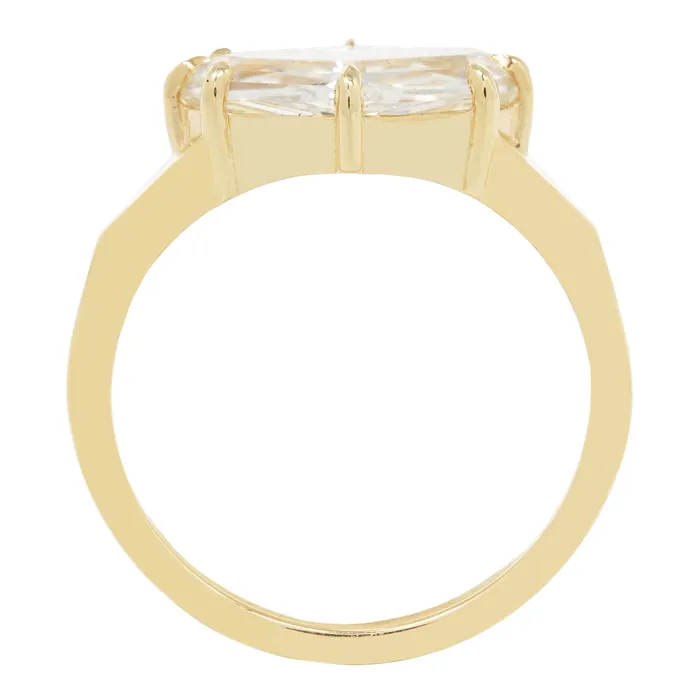 Lauren Wolf Jewelry Rings Crystalline Step Cut Diamond Ring