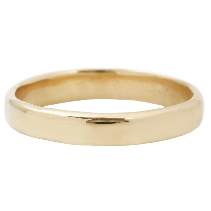 Lauren Wolf Jewelry Rings Thin Yellow Gold Band