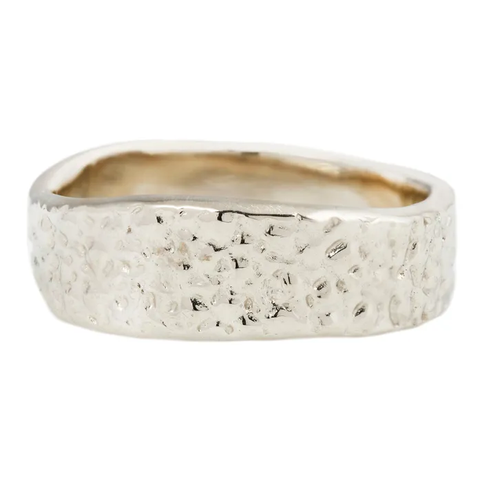 Lauren Wolf Jewelry White Gold Stingray Band Rings