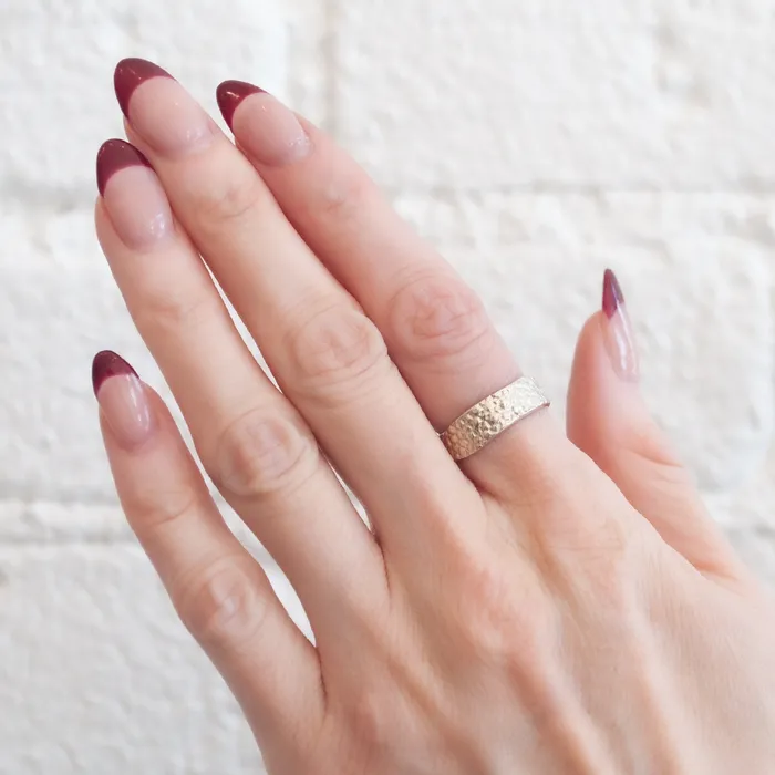 Lauren Wolf Jewelry White Gold Stingray Band Rings