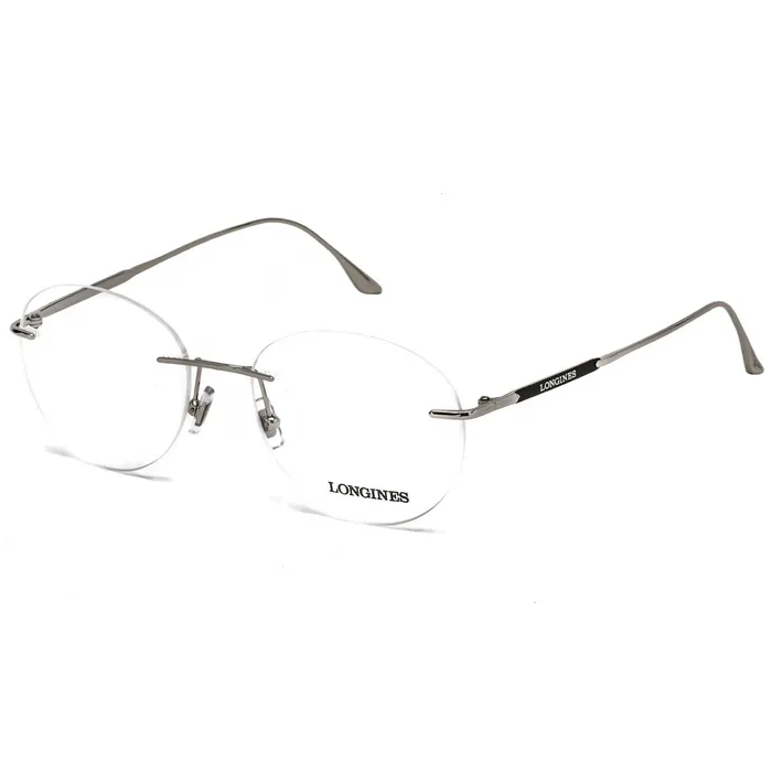 Longines Rings Longines Mens Eyeglasses Clear Demo Lens Shiny Palladium Frame LG5002H 016 Longines Rings Longines Mens Eyeglasses Clear Demo Lens Shiny Palladium Frame LG5002H 016