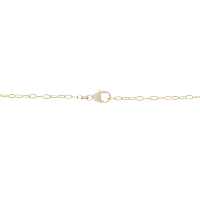 Luana Coonen Tiny Gold Heart Lock Necklace Necklaces