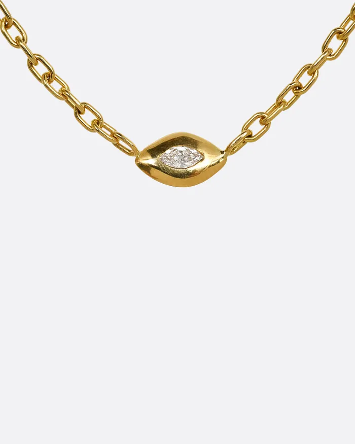 Marquise Diamond Necklace DIANA MITCHELL Necklaces