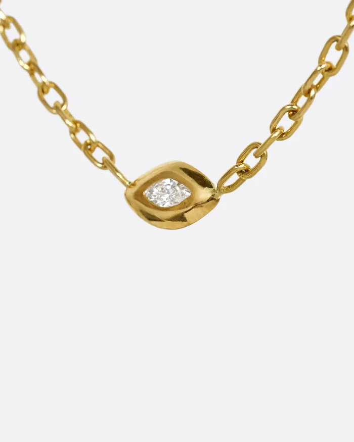 Marquise Diamond Necklace DIANA MITCHELL Necklaces Marquise Diamond Necklace DIANA MITCHELL Necklaces