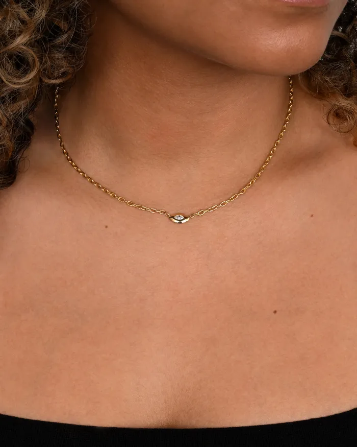 Marquise Diamond Necklace DIANA MITCHELL Necklaces Marquise Diamond Necklace DIANA MITCHELL Necklaces