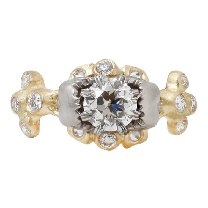 Memento Mori Diamond Ring Anthony Lent Rings