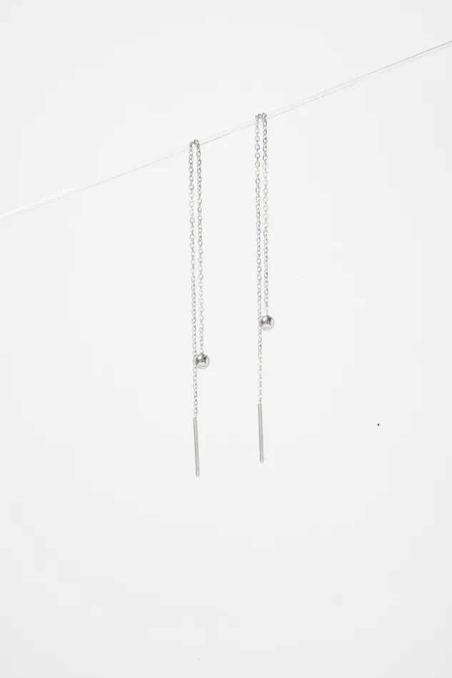 Mercury Drop Threader Earring Single READYMADE Earrings