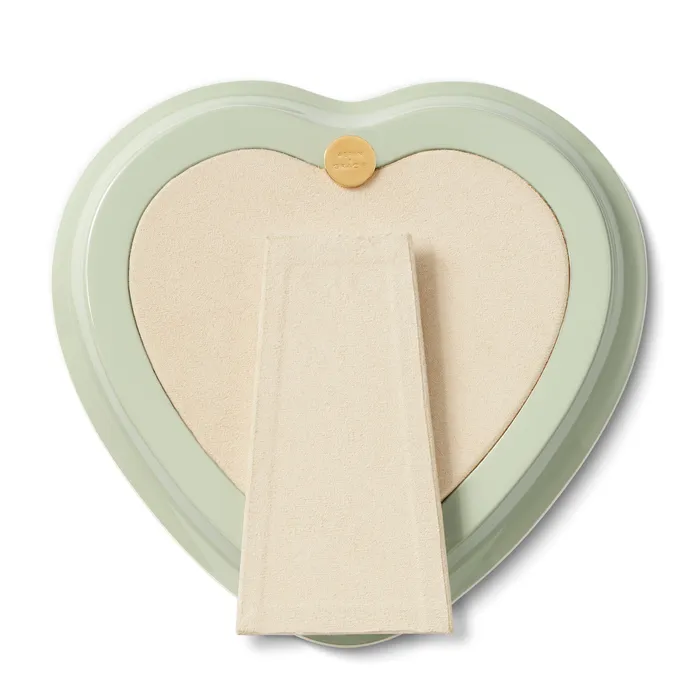 Necklaces AERIN AERIN Gracie Heathcote Lacquer Heart Frame Sage