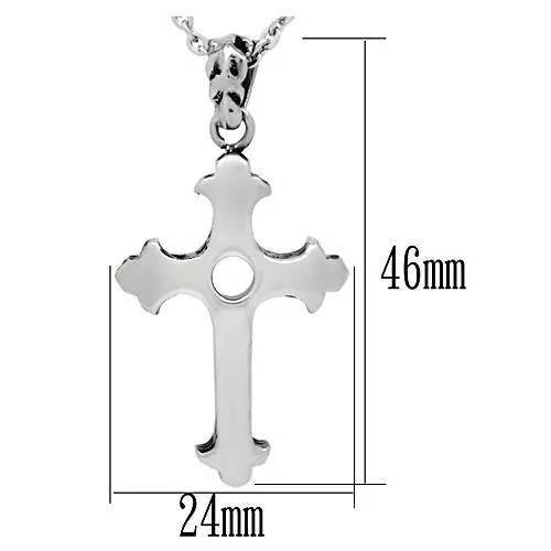 Necklaces Alamode TK561 High polished no plating Stainless Steel Necklace with No Stone