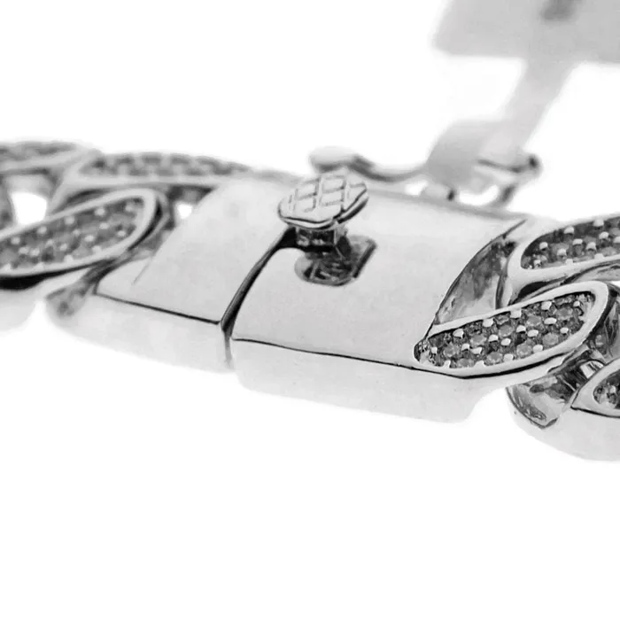Necklaces Bling Cartel Admin 24 Cuban CZ Micro Pave Silver Tone Chain Iced Flooded Out Necklace Necklaces Bling Cartel Admin 24 Cuban CZ Micro Pave Silver Tone Chain Iced Flooded Out Necklace