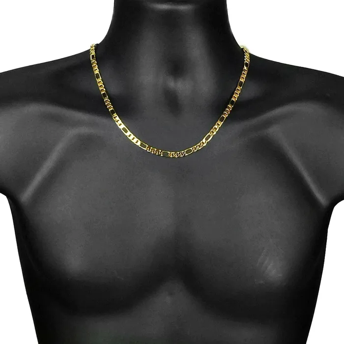Necklaces Bling Cartel Admin Figaro Link Gold Finish Choker Necklace 20 x 58MM Necklaces Bling Cartel Admin Figaro Link Gold Finish Choker Necklace 20 x 58MM