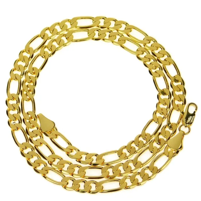 Necklaces Bling Cartel Admin Figaro Link Gold Finish Choker Necklace 20 x 58MM Necklaces Bling Cartel Admin Figaro Link Gold Finish Choker Necklace 20 x 58MM