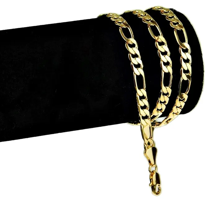 Necklaces Bling Cartel Admin Figaro Link Gold Finish Choker Necklace 20 x 58MM Necklaces Bling Cartel Admin Figaro Link Gold Finish Choker Necklace 20 x 58MM