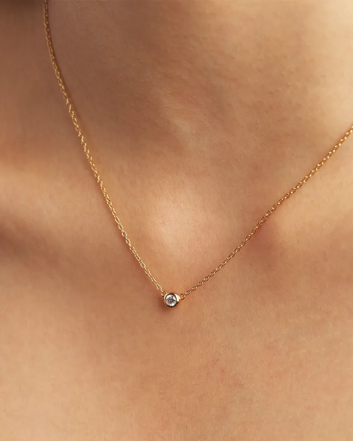 Necklaces Penny Pairs Leighton Lab Grown Diamond Gold Necklace Necklaces Penny Pairs Leighton Lab Grown Diamond Gold Necklace