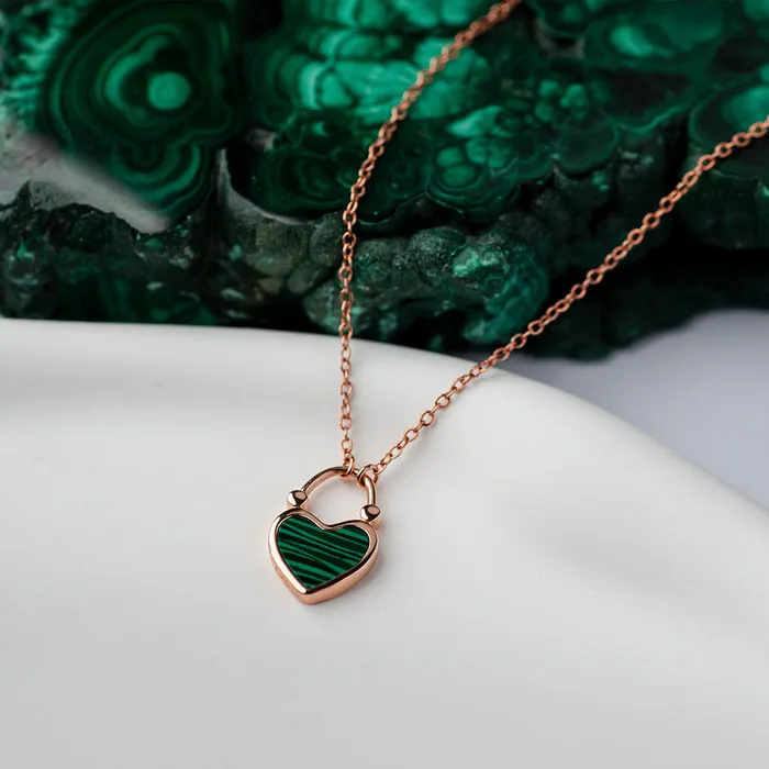 Necklaces Sinceritate Malachite Necklace HoseikiOfficial