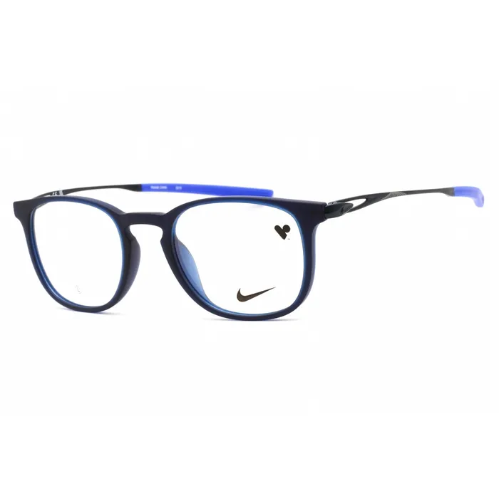 Nike Nike Mens Eyeglasses Matte Midnight Navy Plastic Full Rim Frame NIKE 7151 410 Rings Nike Nike Mens Eyeglasses Matte Midnight Navy Plastic Full Rim Frame NIKE 7151 410 Rings