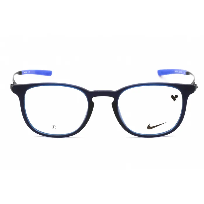 Nike Nike Mens Eyeglasses Matte Midnight Navy Plastic Full Rim Frame NIKE 7151 410 Rings