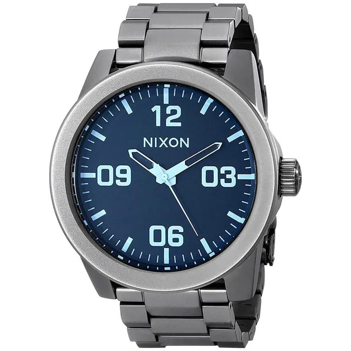 NIXON Bracelets Nixon Mens Quartz Watch Corporal SS Blue Dial Stainless Steel Bracelet A3461427 NIXON Bracelets Nixon Mens Quartz Watch Corporal SS Blue Dial Stainless Steel Bracelet A3461427