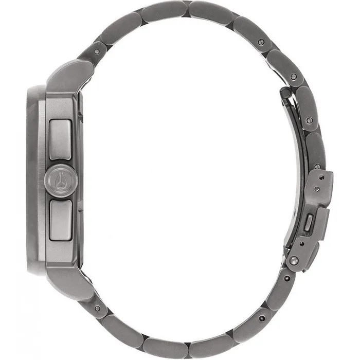 Nixon Mens Chronograph Watch Charger Gunmetal Stainless Steel Bracelet A1071632 NIXON Bracelets Nixon Mens Chronograph Watch Charger Gunmetal Stainless Steel Bracelet A1071632 NIXON Bracelets