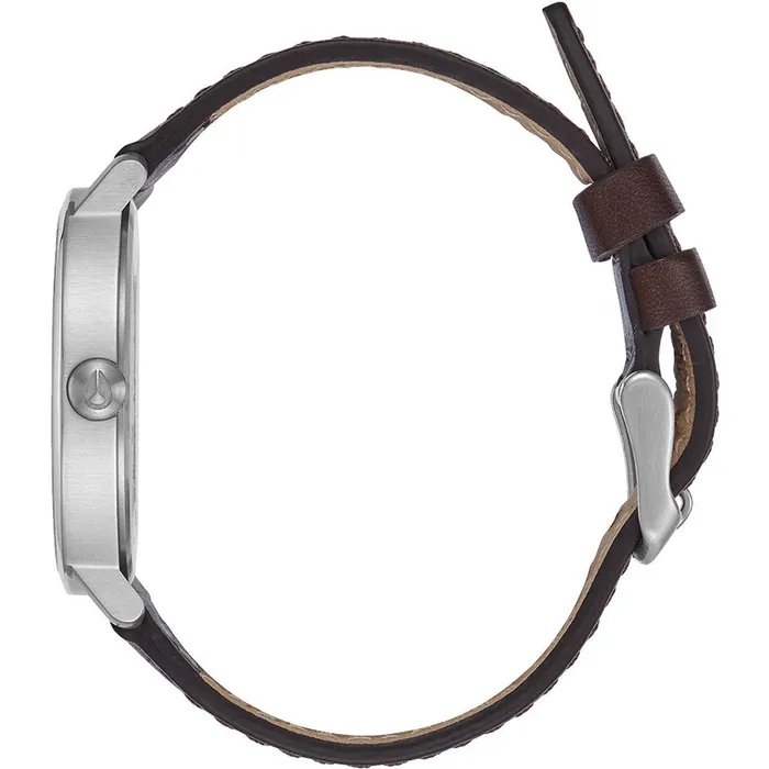 Nixon Womens Quartz Watch Arrow Pink Dial Brown Strap Silver SS Case A10912878 NIXON Watches Nixon Womens Quartz Watch Arrow Pink Dial Brown Strap Silver SS Case A10912878 NIXON Watches
